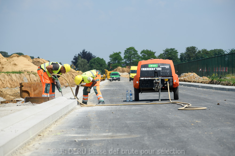 Liege airport
construction du Flexport City 3